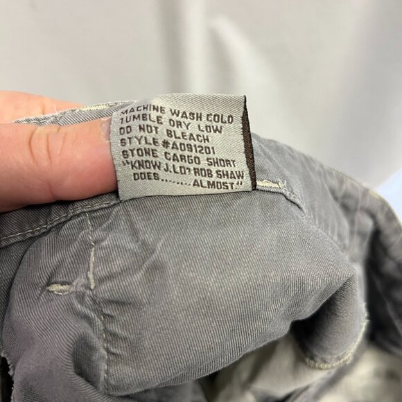 Volcom Stone Scout Tread Lightly Vintage Cargo Khaki Shorts - Picture 15 of 16